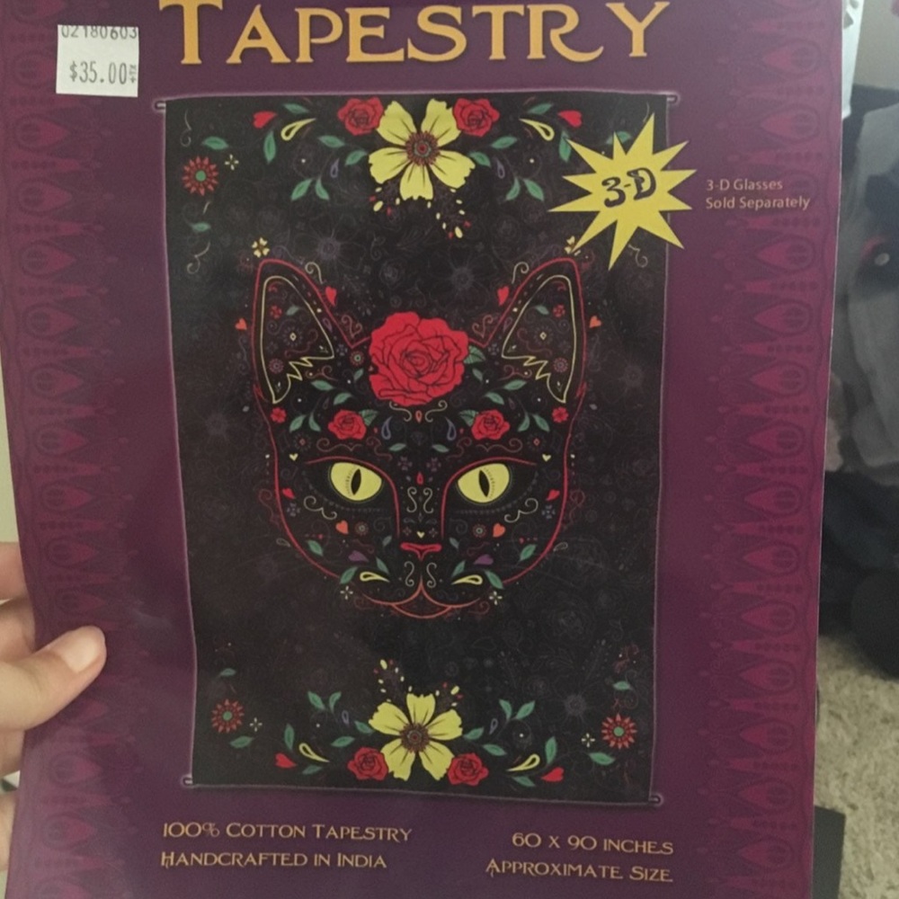 Cat tapestry